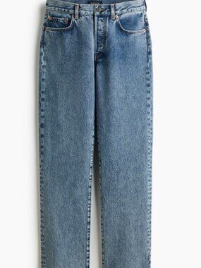 H&M Straight leg high waist jeans